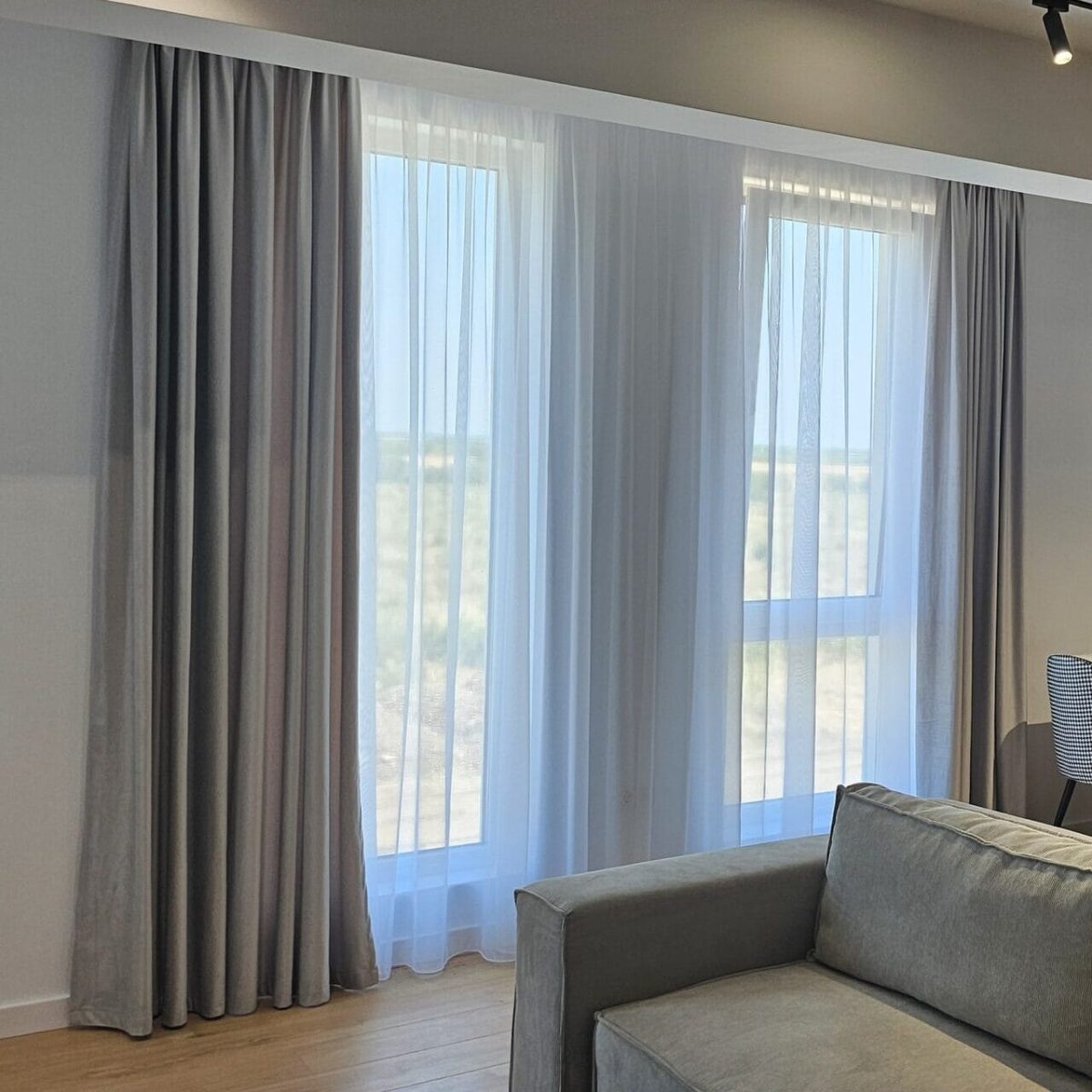 Draperii realizate de Cusut cu Ață Roz